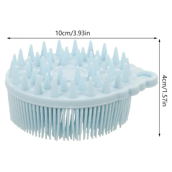 Bath Brush Child Hair Scrubber for Scalp Silicone Face Scrubbers