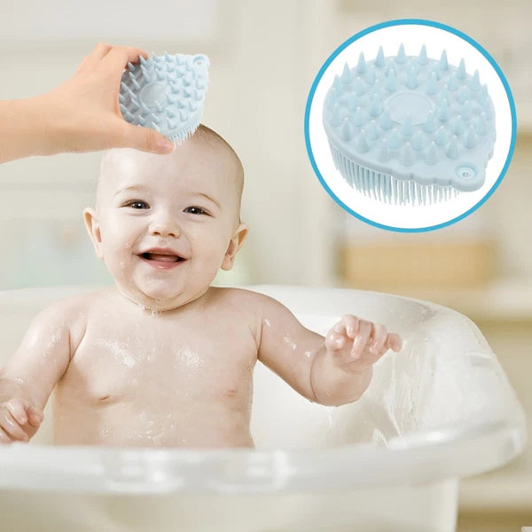 Bath Brush Child Hair Scrubber for Scalp Silicone Face Scrubbers
