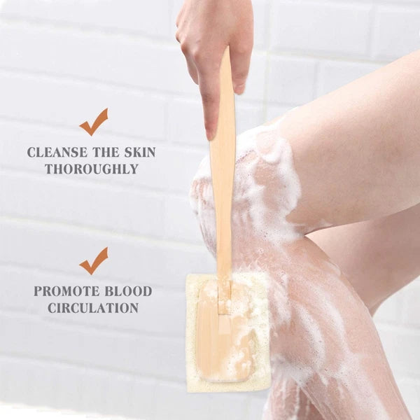 Loofah Bath Brush Hand Scrubber Back Scrubbing Work Miss Exfoliating Wash
