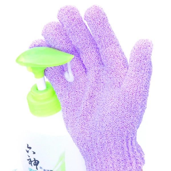 5 Pairs Bath Gloves Exfoliate Body Exfoliator Exfoliating Scrubber