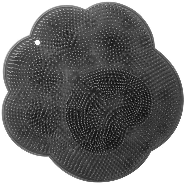 Bath Brush Foot Scrub Mat Back Scrubber Pad Feet Massager Shower Floor