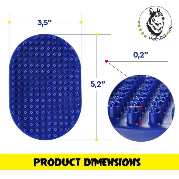 Dog Grooming Brush - Dog Bath Brush - Cat Grooming Brush - Dog Washing Brush - R