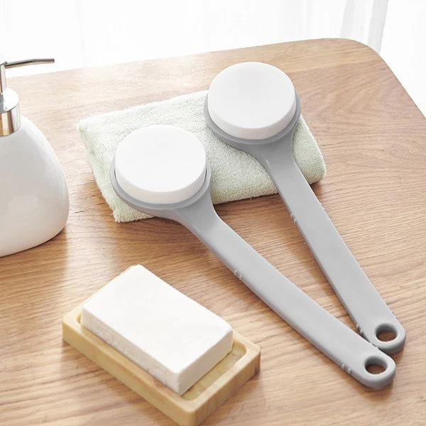 Scrub Brush Elder Multi-functional Exfoliating Bath Shower Back Scrubber for