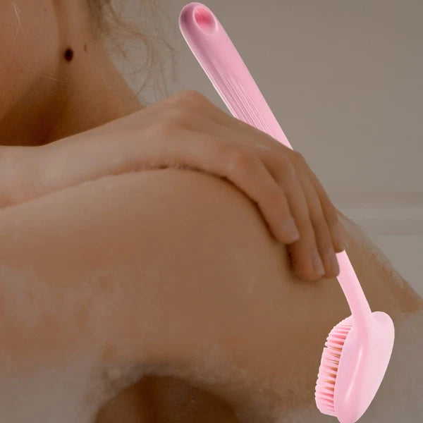 Body Bathing Brush Long Handle Scrubber Bath Exfoliating Brush Back Self Lotion