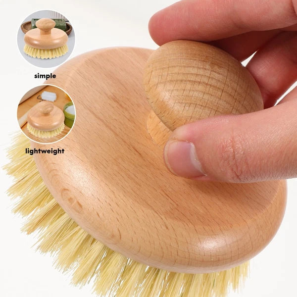 Bath Brush Shower Scrubber for Body Bathing Back Portable Handle