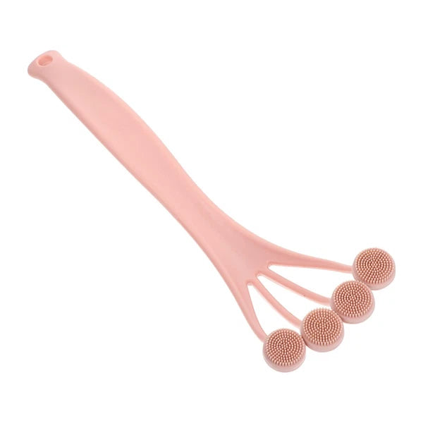 Exfoliating Bath Brush Shower Scrubber with Long Handle Body for