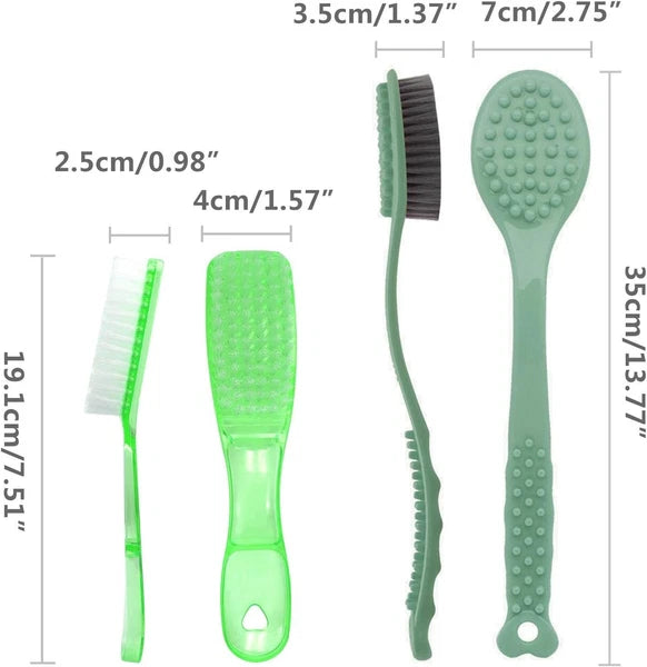 Bath Brush with Long Handle,Back Cleaning Brush,Back Scrubber -Bath & Shower UK