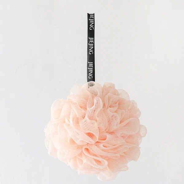 Sponge Mesh Ball Exfoliating Body Puff Soft Bath Shower Wash Scrunchie Buffer