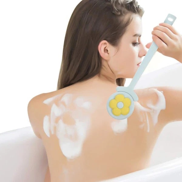Flower Bath Brush Back Scrubber for Shower Exfoliating Body Bathing