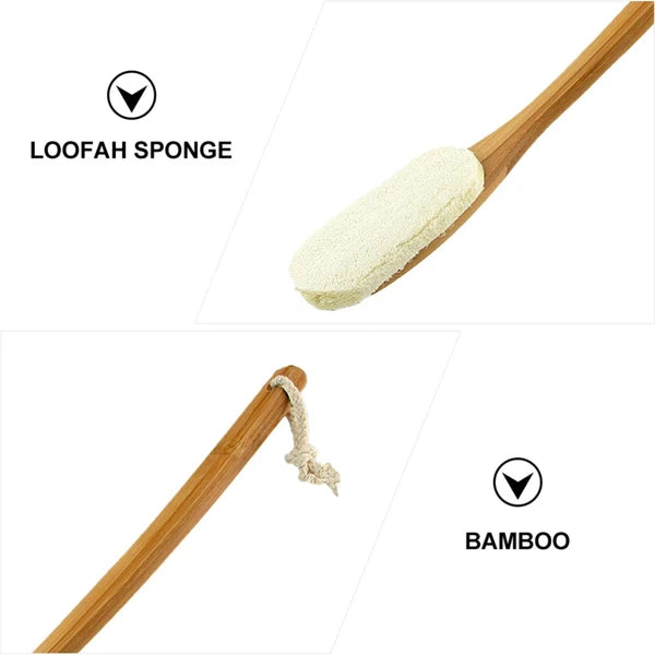 Loofah Bath Brush Shower Exfoliating Bathtub Scrubber Man Practical Long Handle