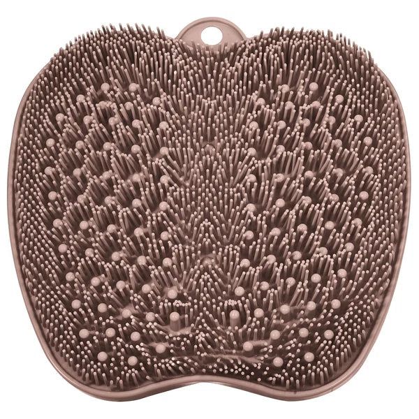 Shower Foot Scrubber Mat with Non-Slip Suction Cups, Foot Spa Brush for Cleaning