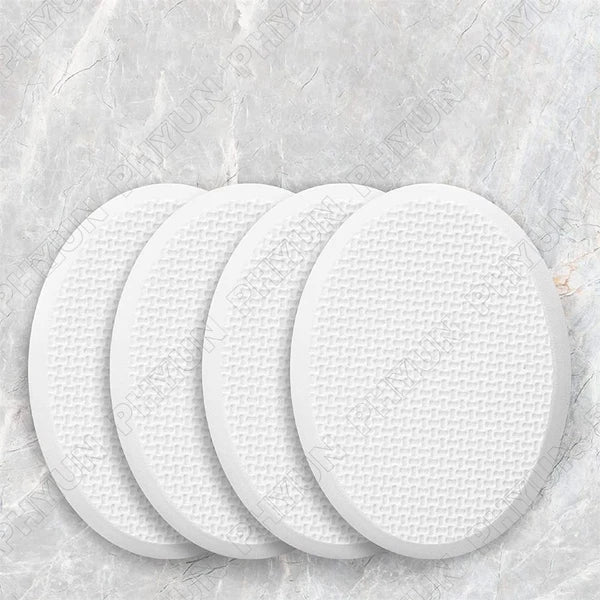 For Back Lotion Applicator Wooden Handle Brush w/ 4x Brush Head Replacement Pads