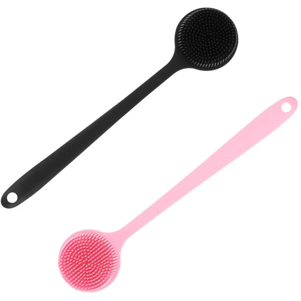 2 Pcs Bath Brush Back Scrubber for Shower Exfoliating Body Cleaning