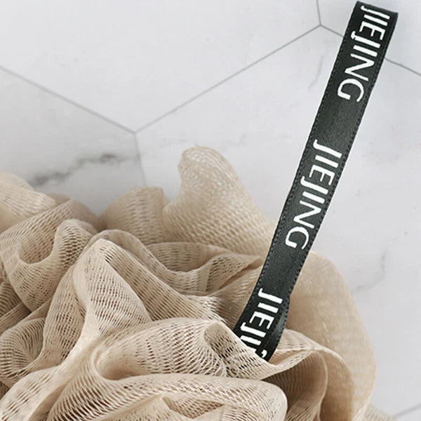 Sponge Mesh Ball Exfoliating Body Puff Soft Bath Shower Wash Scrunchie Buffer