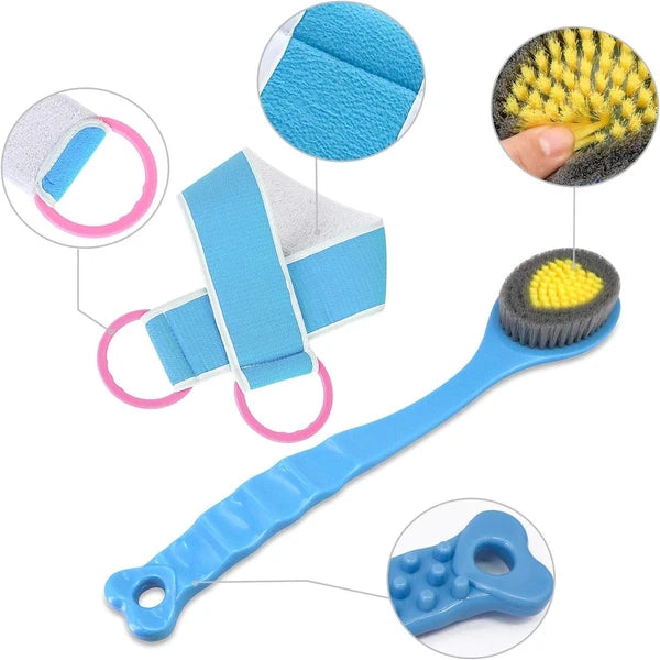 Bath Brush with Long Handle,Back Cleaning Brush,Back Scrubber -Bath & Shower UK
