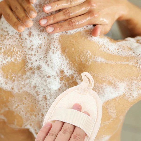 2 Pcs Loofah Bathing Scrub Exfoliating Brush Back Cleaning Scrubber