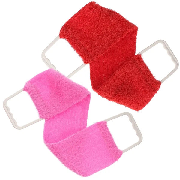 Bath Towel Exfoliating Scrubber Back Washcloth Miss Man Strip Brush