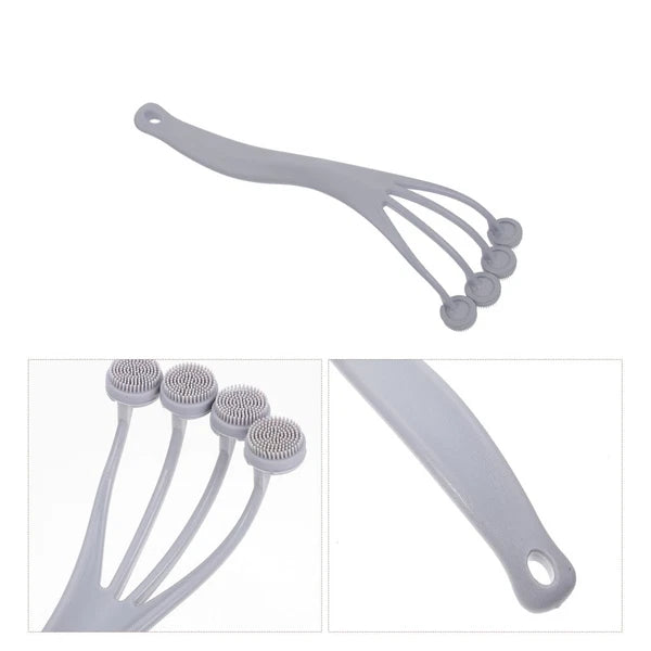 2 Pieces Exfoliating Bath Brush Back Scrubber for Shower Brushes