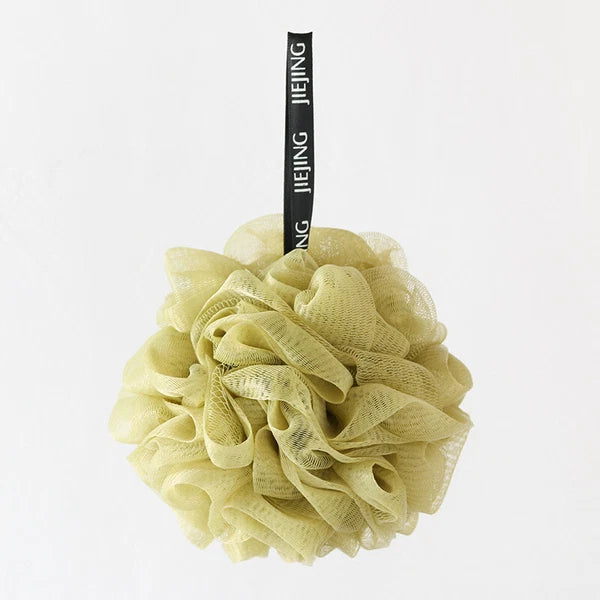 Sponge Mesh Ball Exfoliating Body Puff Soft Bath Shower Wash Scrunchie Buffer