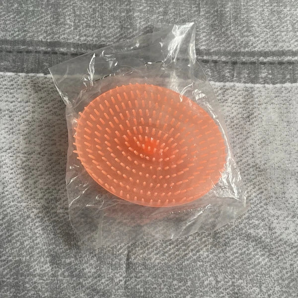 Moroccan Bath Scrub Glove Hammam Exfoliating Body Mitten & Hair Brush Bundle