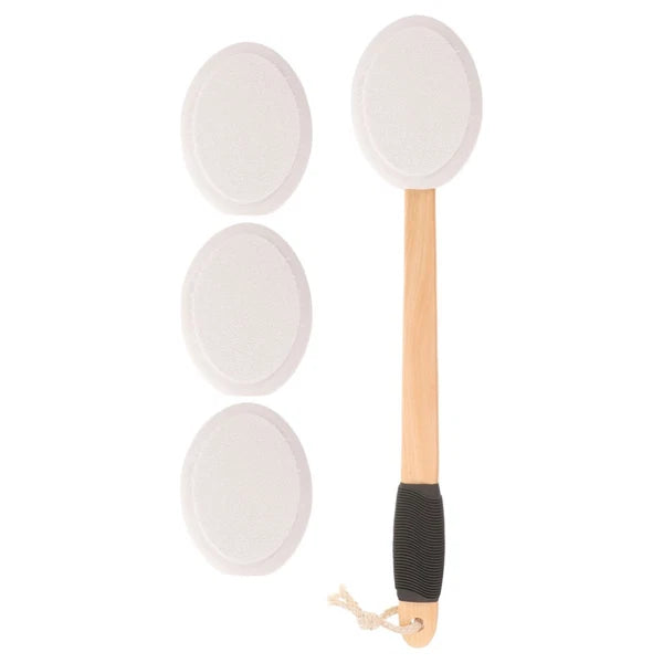 Anti- Bath Brush Set Body Lotion Applicator for Back Baby Cream