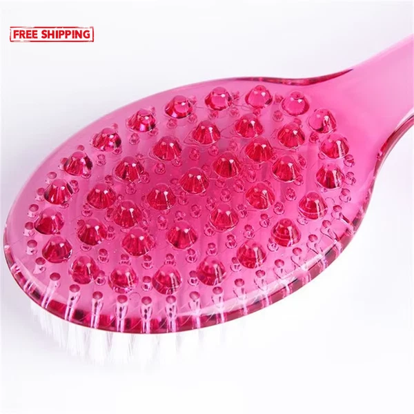 1Pc Long Handle Bath Brush Soft Hair Bath Brush Back Ball Brush Bathroom Body