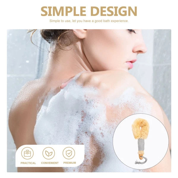 Bath Brush Back Shower Scrubber Dry Brushing Body Bathroom Bathing