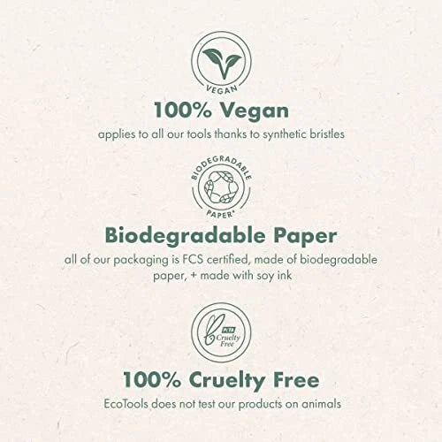 EcoTools Exfoliating EcoPouf 6 Pack Bathing Sponges Vegan Cruelty Free