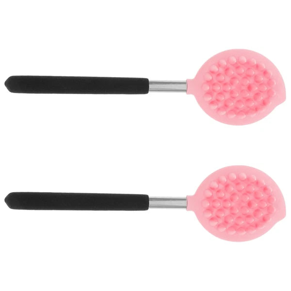 2 Pcs Bath Brush Child Body Bathing Tool Back Scrubber for Shower