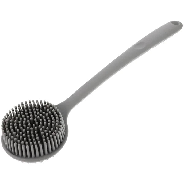 Silicone Bath Brush Back Scrubber for Shower Long Handle