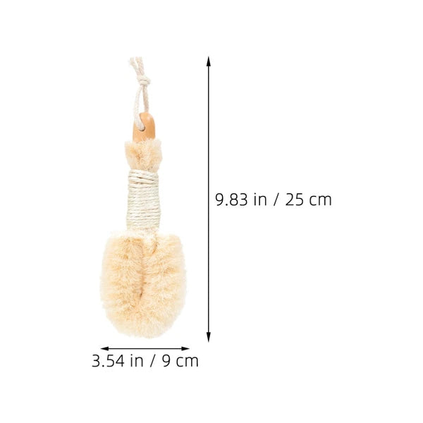 2 Pcs Silk Bath Brush Miss Exfoliating Back Body Scrubber Brushes for