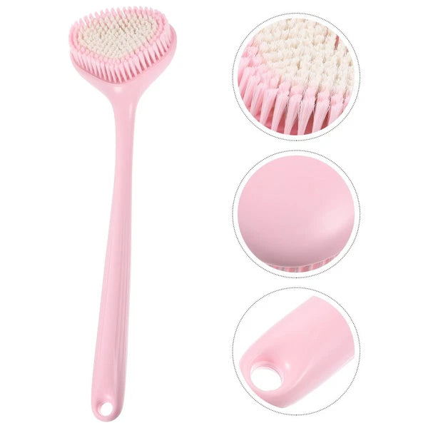 Body Bathing Brush Long Handle Scrubber Bath Exfoliating Brush Back Self Lotion