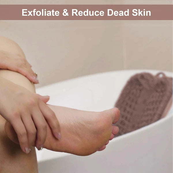 Shower Foot Scrubber Mat with Non-Slip Suction Cups, Foot Spa Brush for Cleaning