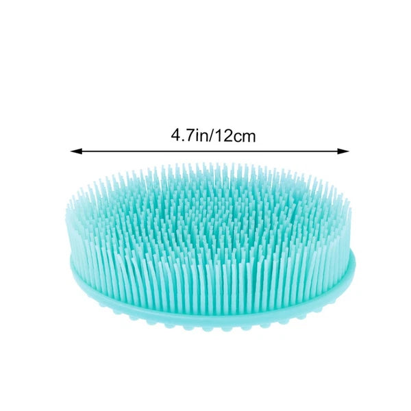 3 Count Bath Brush Body Exfoliator Scrubber Silicone Baby Shower Skin