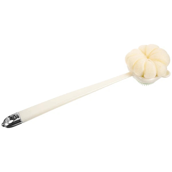Back Rub Brush Bath Scrubber for Body Exfoliator Long Handle Wash