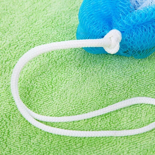Back Scrubber Bath Shower Mesh Sponge Exfoliating Body Brush Puff  HOTUS