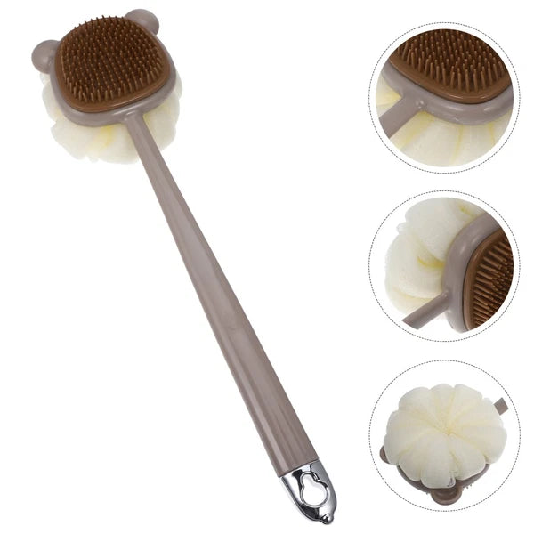 Shower Brush, Bath Body Cleansing, Skin Exfoliation Scrub Long Handle Scrubbing
