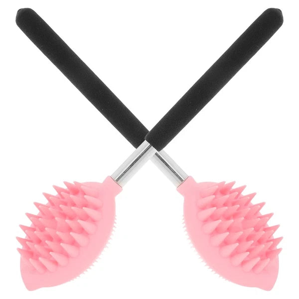 2 Pcs Bath Brush Child Body Bathing Tool Back Scrubber for Shower