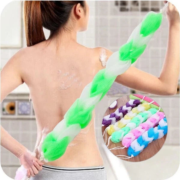 Back Scrubber Bath Shower Mesh Sponge Exfoliating Body Brush Puff  HOTUS