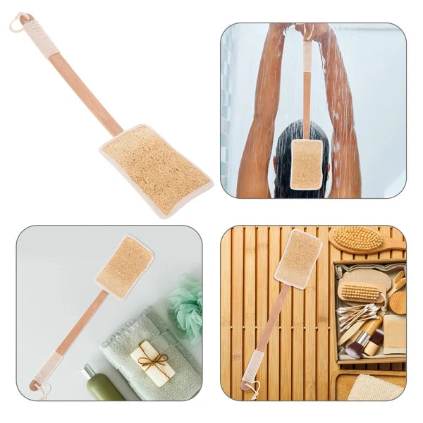 Loofah Shower Brush Bath Body Scrubber Exfoliating Back with Handles