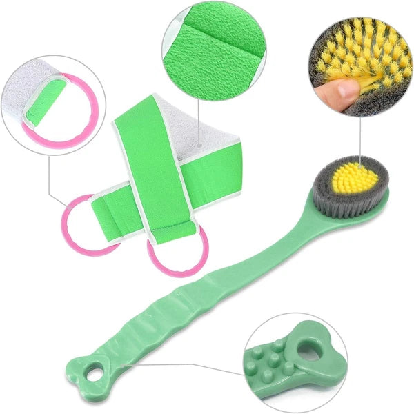 Bath Brush with Long Handle,Back Cleaning Brush,Back Scrubber -Bath & Shower UK