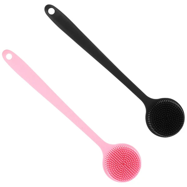 2 Pcs Bath Brush Back Scrubber for Shower Exfoliating Body Cleaning