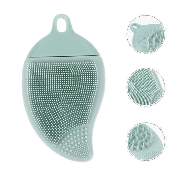 Facial Cleansing Massage Brush Bath with Long Handle Shower Handheld