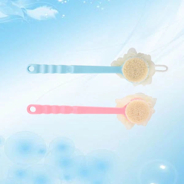 2 Pcs Back Rub Bath Brush for Shower Scrubber Bathing Accessories
