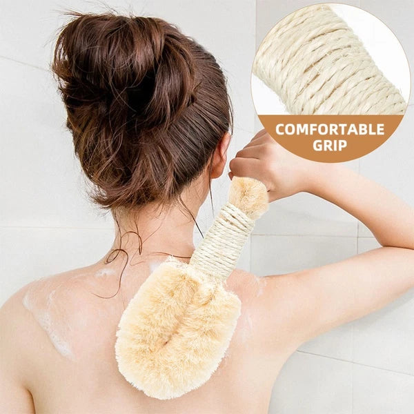 2 Pcs Silk Bath Brush Miss Man Shower Scrubber Body Scrubbers for