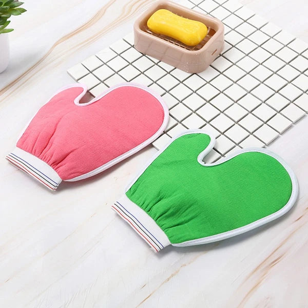 5 Pcs Bath Gloves Men and Women Mitts for Shower Body Scrub Brush