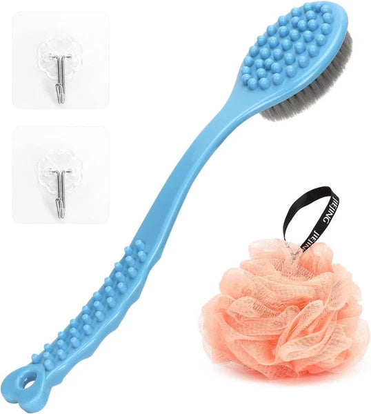 Bath Brush with Long Handle,Back Cleaning Brush,Back Scrubber -Bath & Shower UK