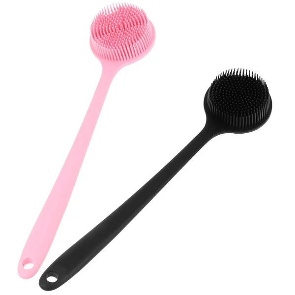 2 Pcs Bath Brush Back Scrubber for Shower Exfoliating Body Cleaning