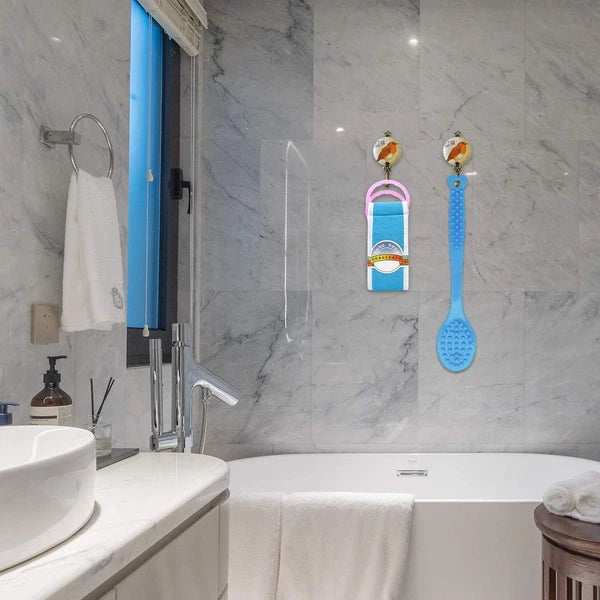 Bath Brush with Long Handle,Back Cleaning Brush,Back Scrubber -Bath & Shower UK