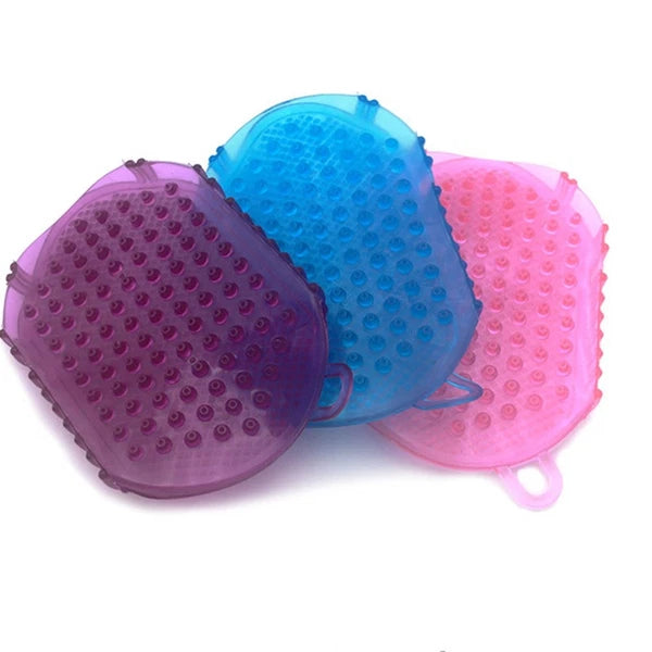 Massage Brush Bath Anti-Cellulite Silicon Brush Glove Scrub Shower Body Massager